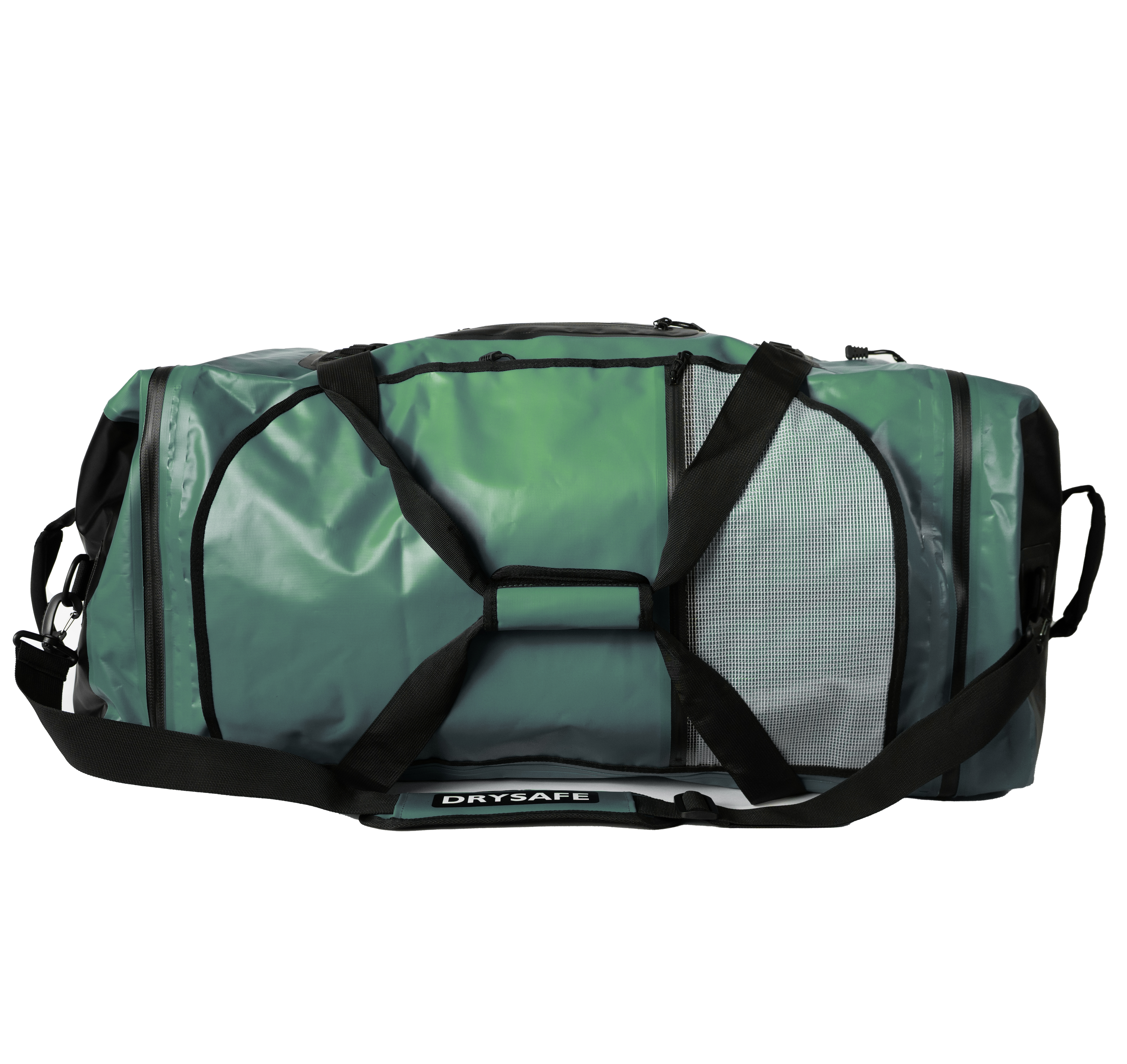 Bolso Outdoor XL LLANCALIL 120 Lts impermeable DRYSAFE Verde Petroleo