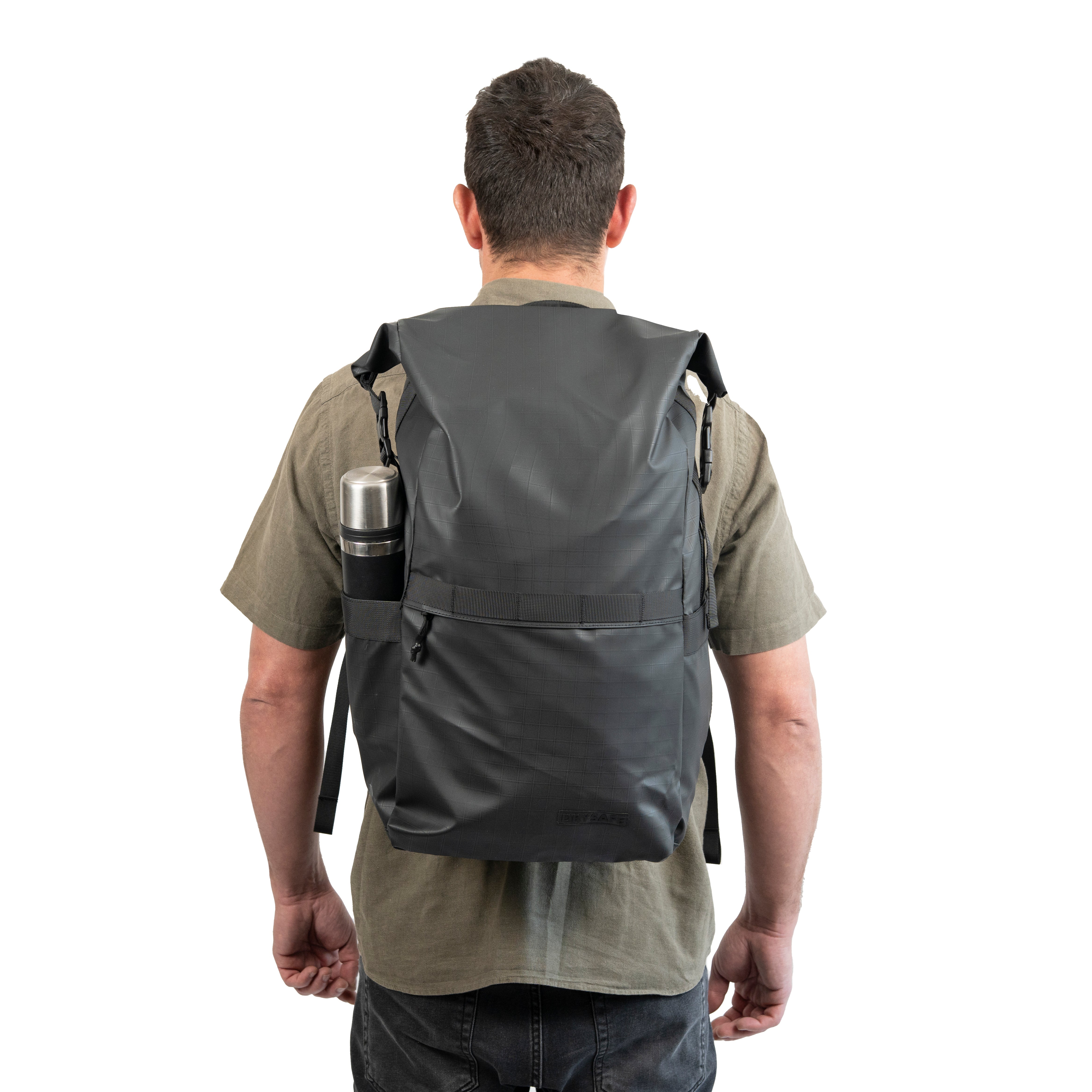 Mochila Urban Roll Top 20 Lts Drysafe Negra