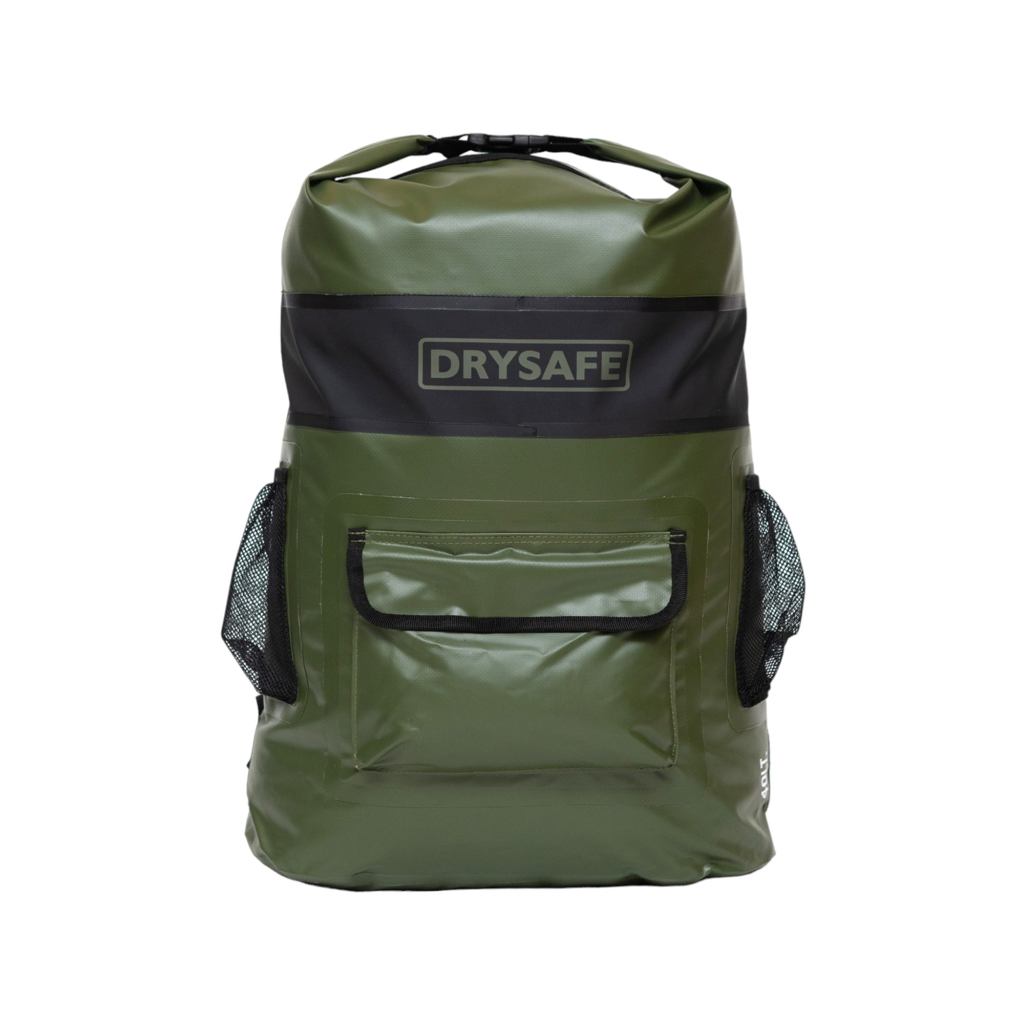 Mochila Outdoor LAFKEN 40 Lts 100% Impermeable DRYSAFE Verde Militar