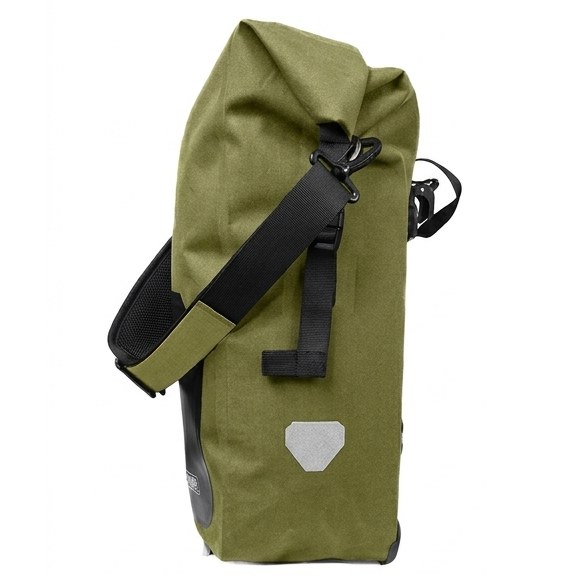 Alforja Bicicleta Outdoor 25 Lts Impermeable DRYSAFE Verde Oliva