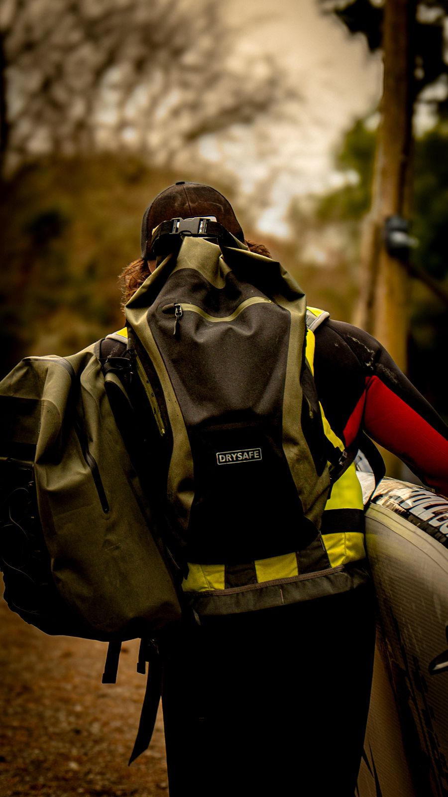 Mochila Outdoor LAJA TPU 18 Lts 100% Impermeable DRYSAFE Verde