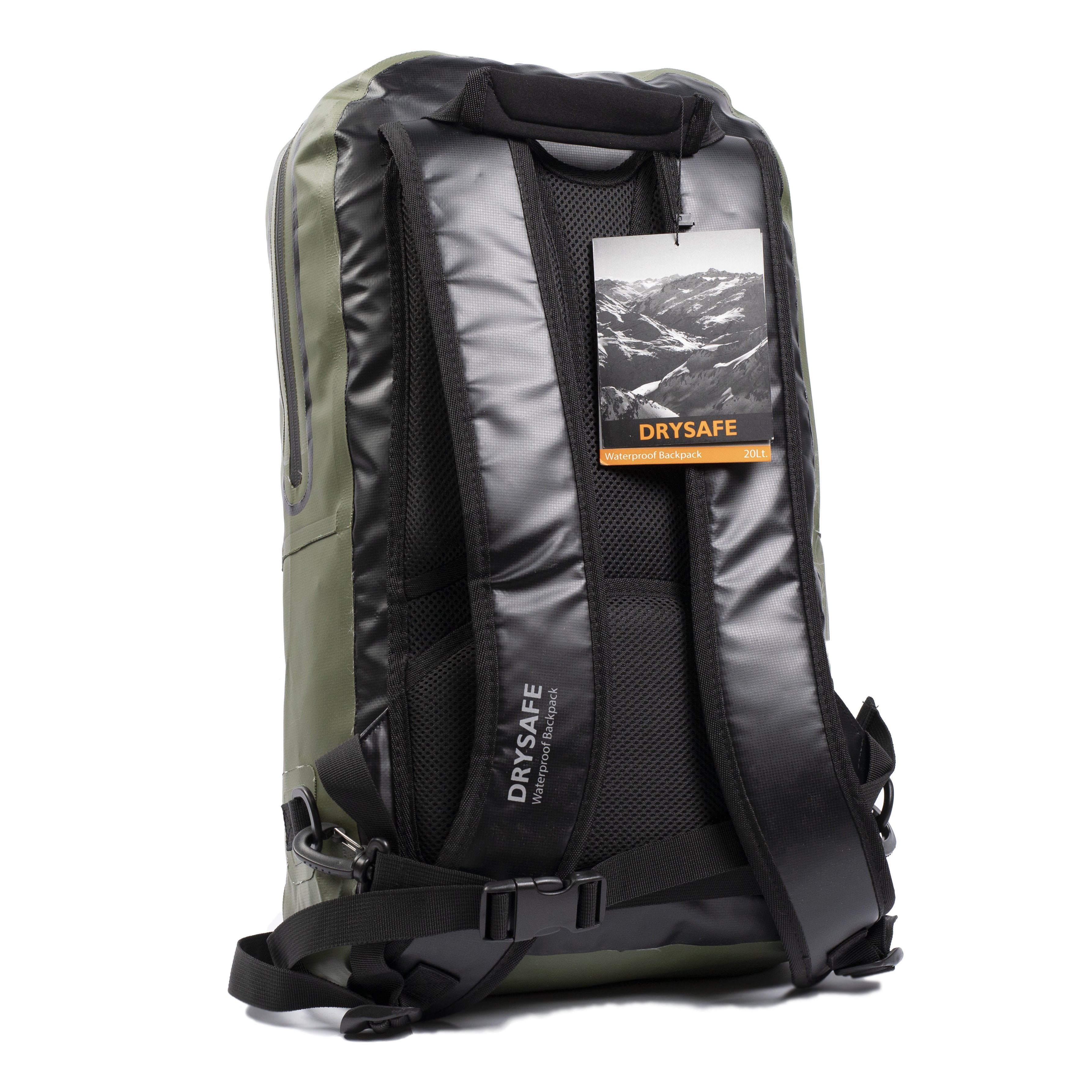 Mochila Notebook 20 Litros Waterproof - Drysafe - Verde 4