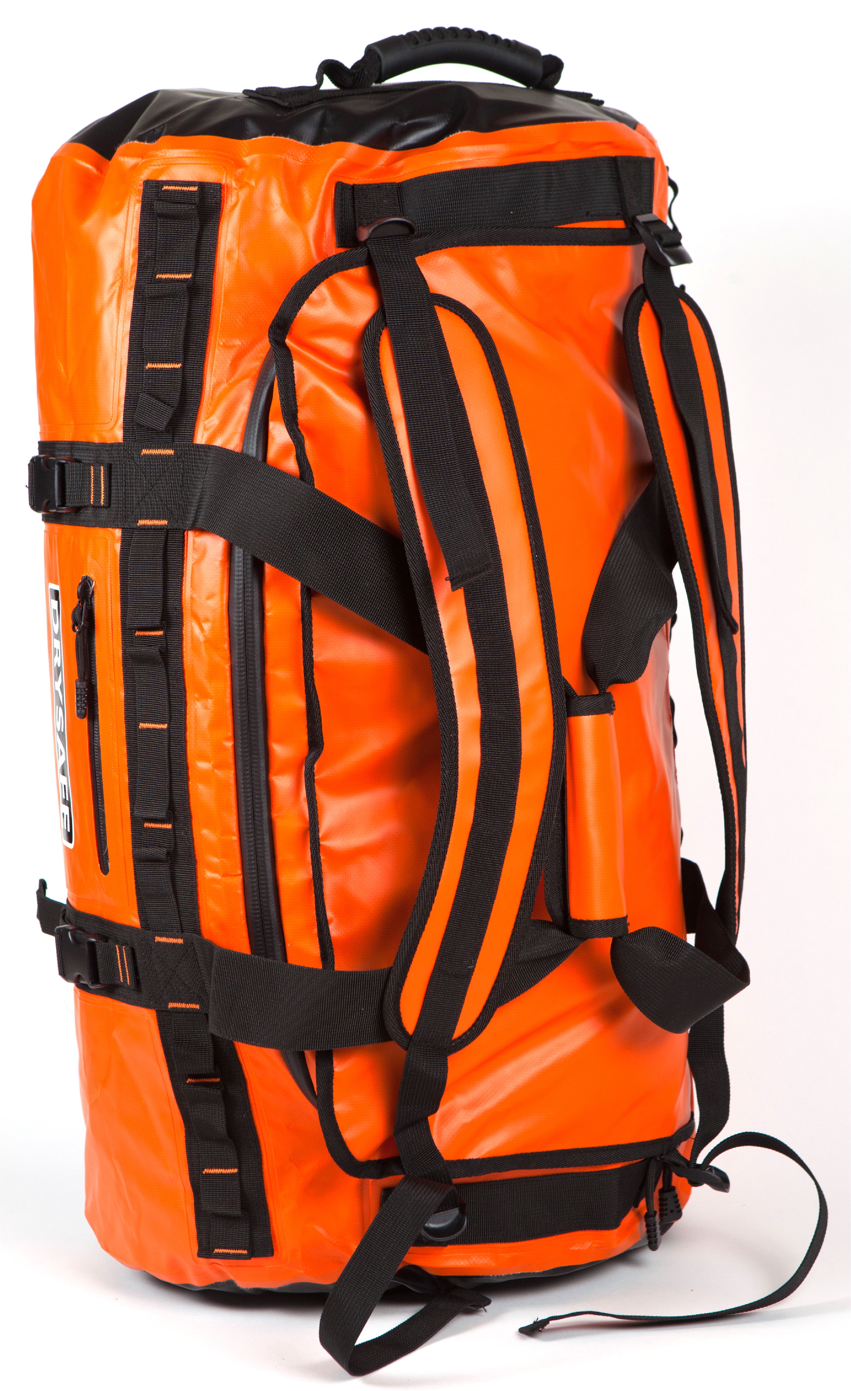 Bolso Outdoor ANKEN 80 Lts Impermeable DRYSAFE Naranjo