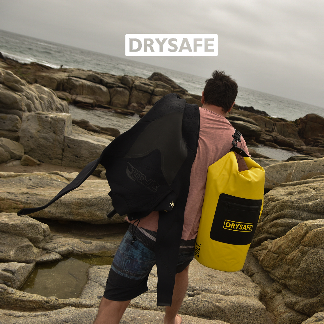 Soft Cooler 20 Lts Waterproof - Drysafe - Amarillo