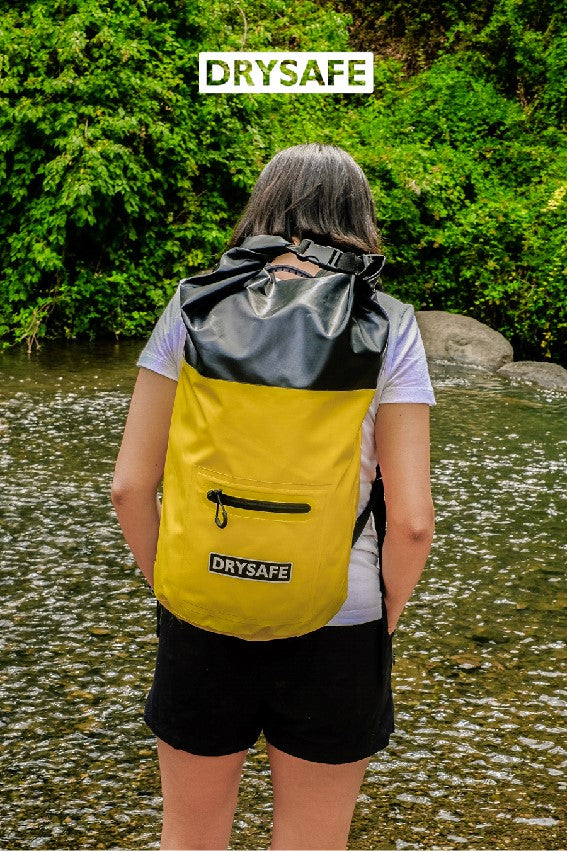 Mochila Outdoor MAWUN 30 Lts 100% Impermeable DRYSAFE Amarillo