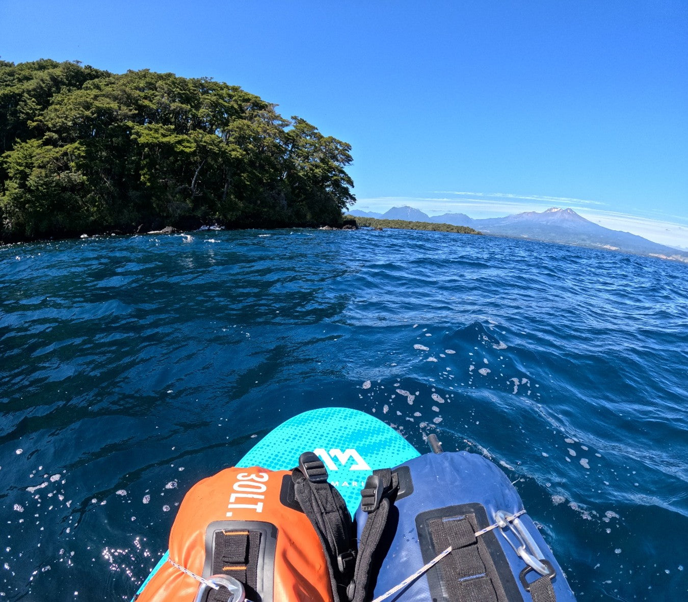 Circunnavegacion en Stand Up Paddle en Solitario por el segundo lago mas grande de Chile