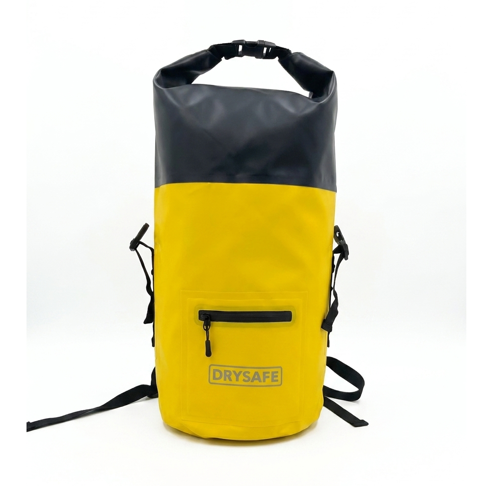 Mochila Outdoor MAWUN 30 Lts 100% Impermeable DRYSAFE  Amarillo