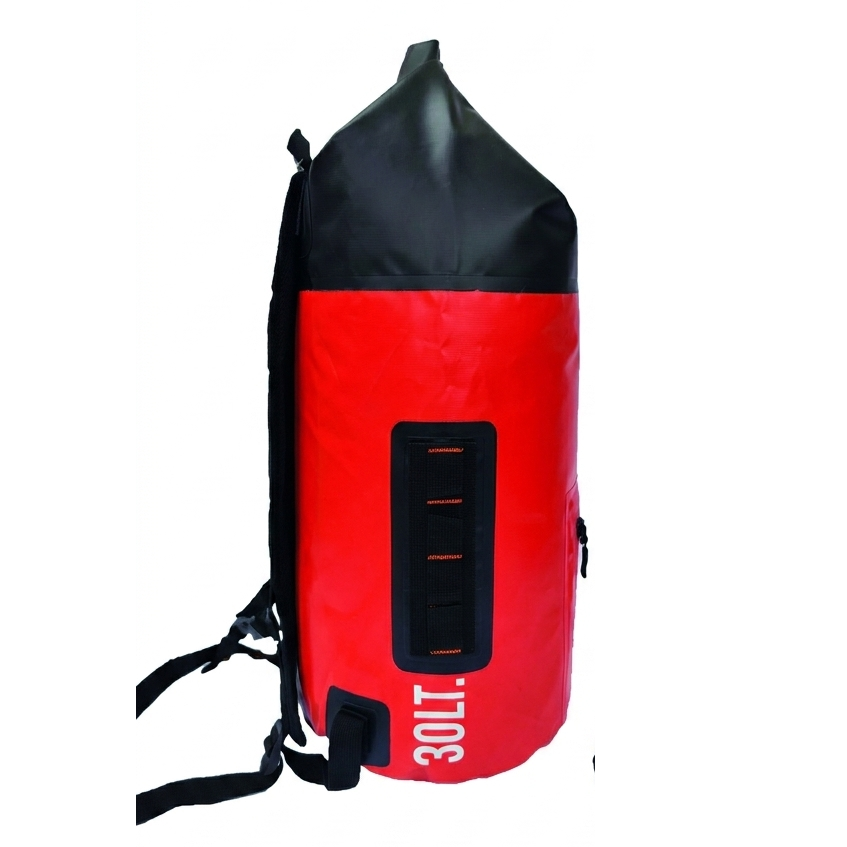 Mochila Outdoor 30 Lts 100% Impermeable DRYSAFE Rojo