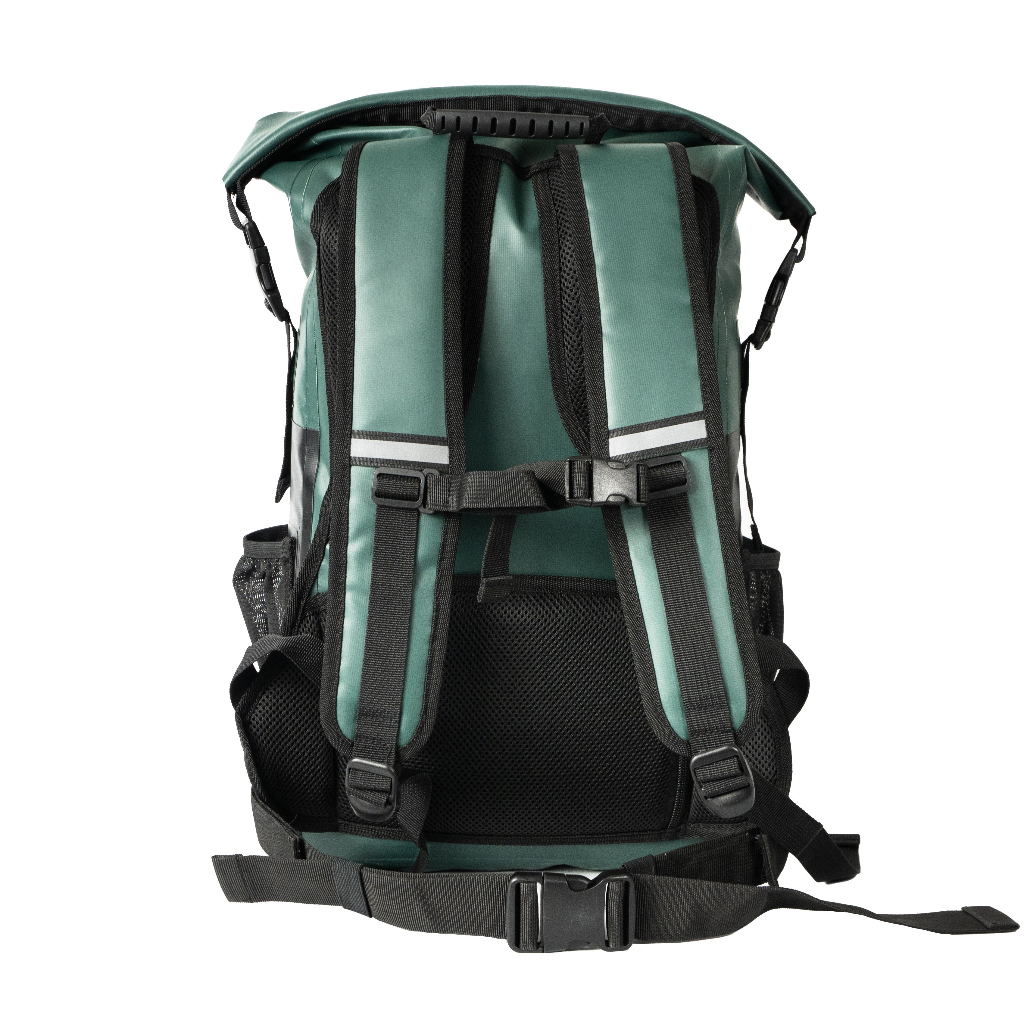 Mochila Outdoor BAKER 25 Lts 100% Impermeable DRYSAFE Verde Petroleo