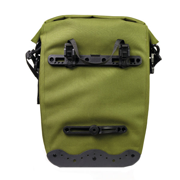 Alforja Bicicleta Outdoor 25 Lts Impermeable DRYSAFE Verde Oliva