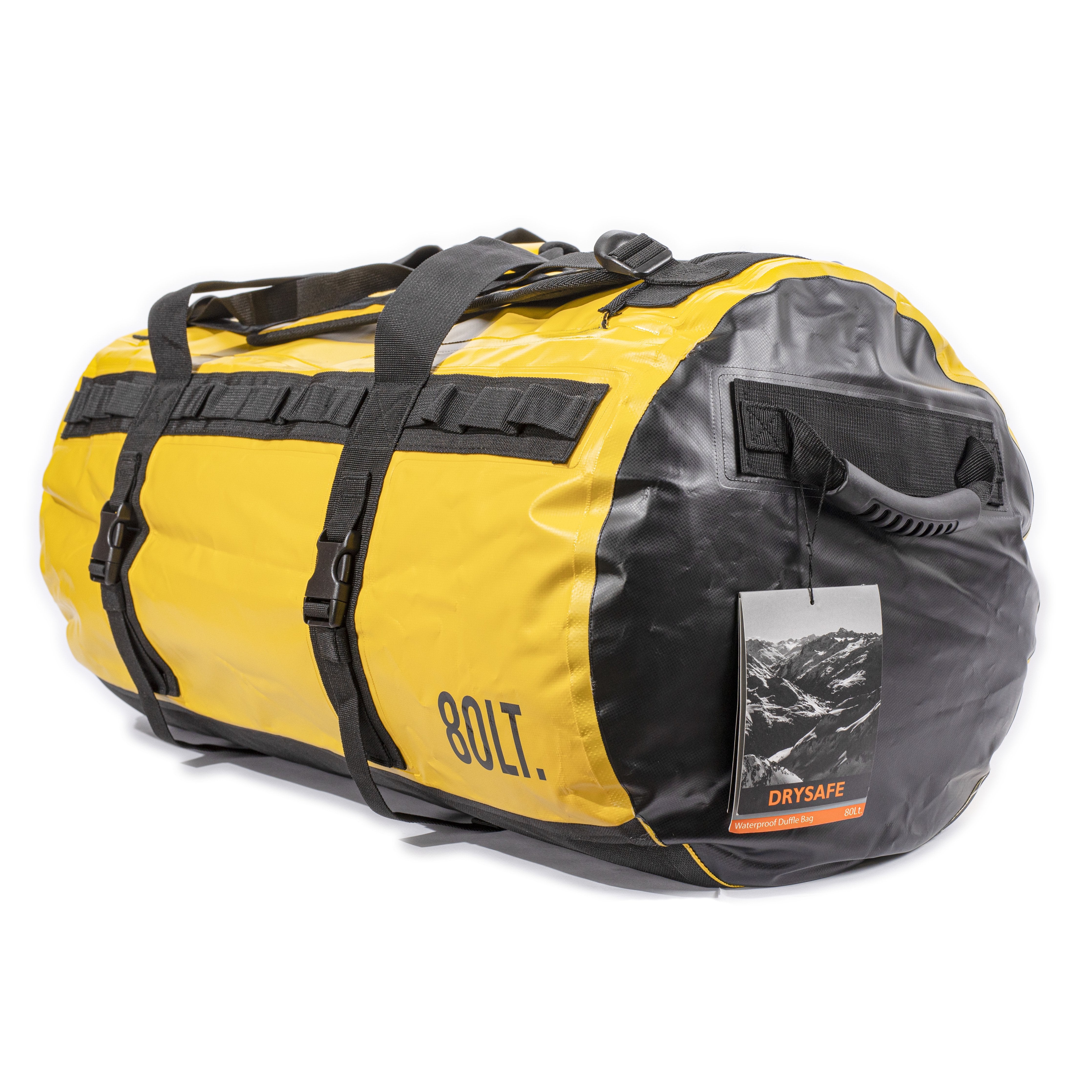 Bolso Duffel Bag 80 Litros Waterproof - Drysafe - Amarillo 2
