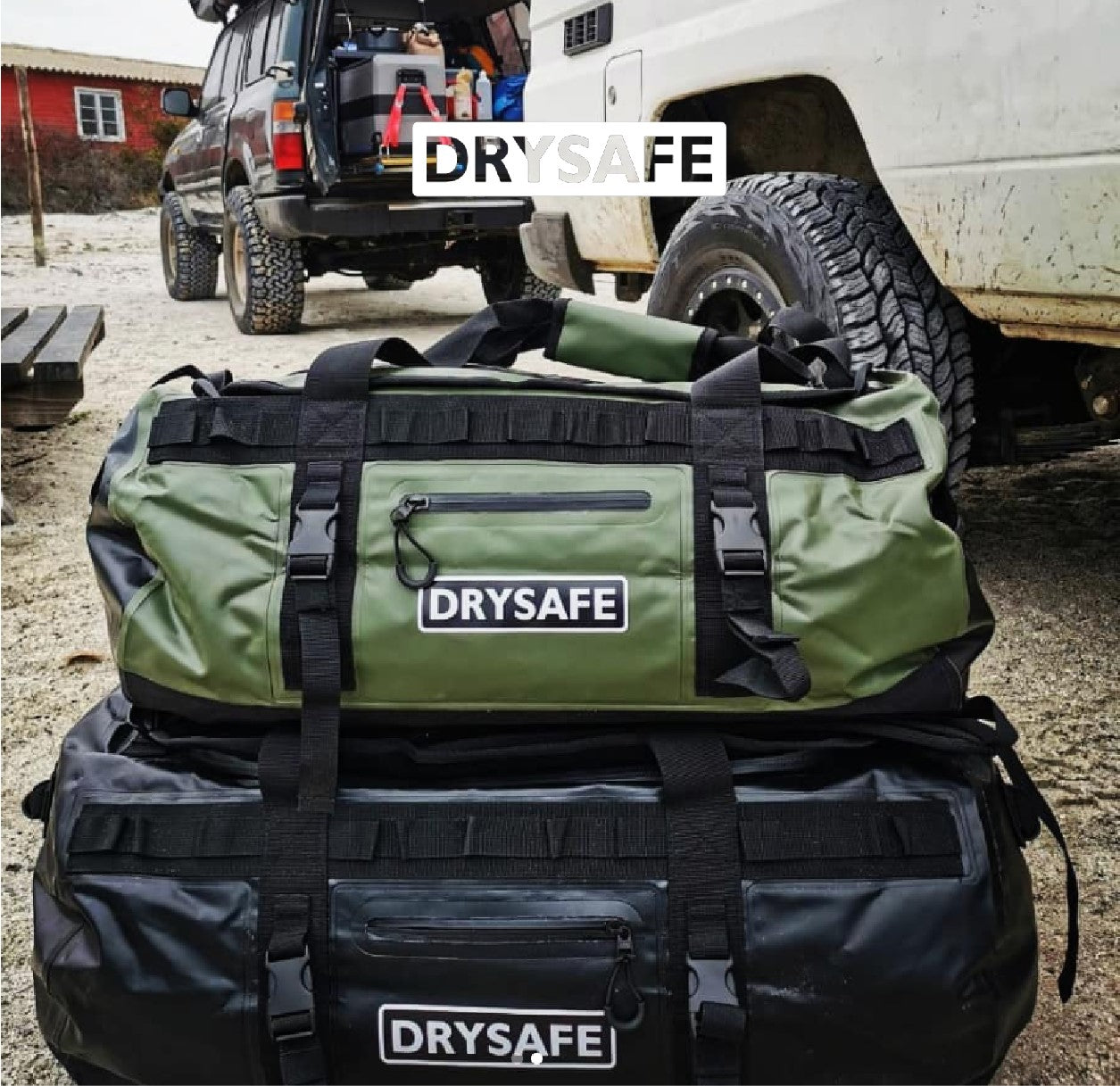 Bolso Duffel Bag 60 Litros Waterproof - Drysafe - Negro